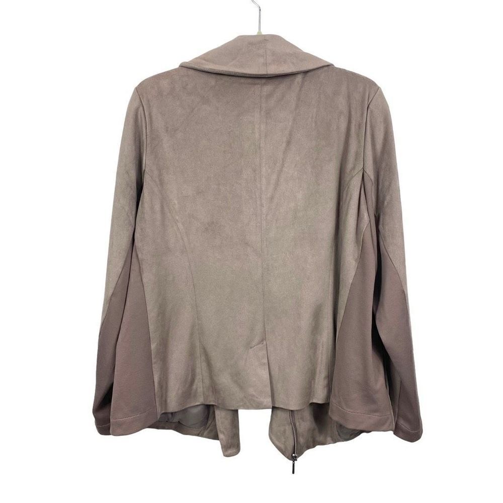 H by Halston Asymmetrical Motorcycle Jacket - Picture 4 of 5